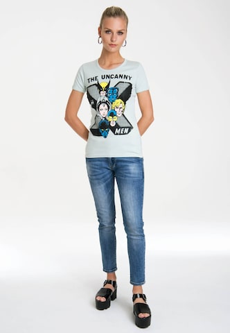 LOGOSHIRT T-Shirt 'X-Men' in Blau