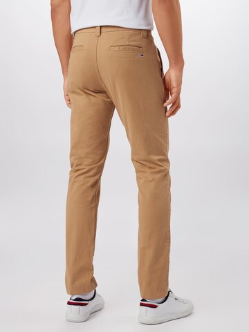 Tommy Jeans Slimfit Hose 'Scanton' in Beige