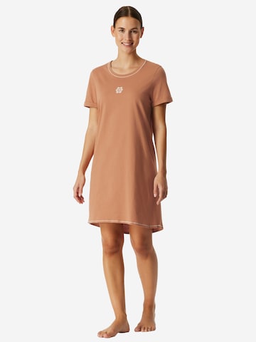 SCHIESSER Nachthemd 'Casual Essentials' in Oranje: voorkant