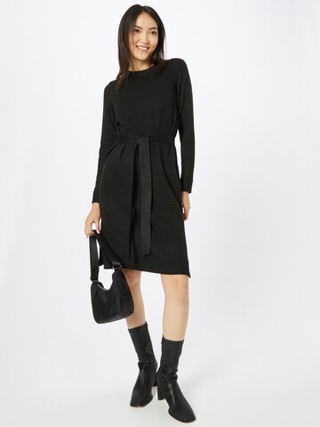 PIECES Knitted dress 'Cava' in Black