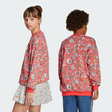 ADIDAS ORIGINALS Sweatshirt 'Adidas Originals X Liberty London' in Rood