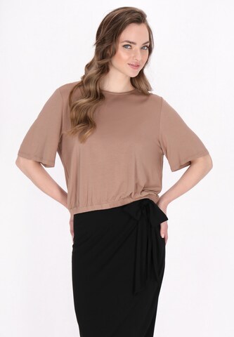 DreiMaster Maritim Футболка 'Everyday Fashion' в Бежевый: спереди