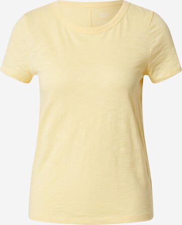 T-shirt GAP en jaune : devant