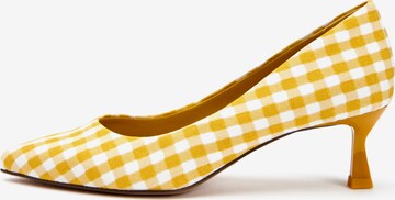 dzeltens Katy Perry Augstpapēžu kurpes