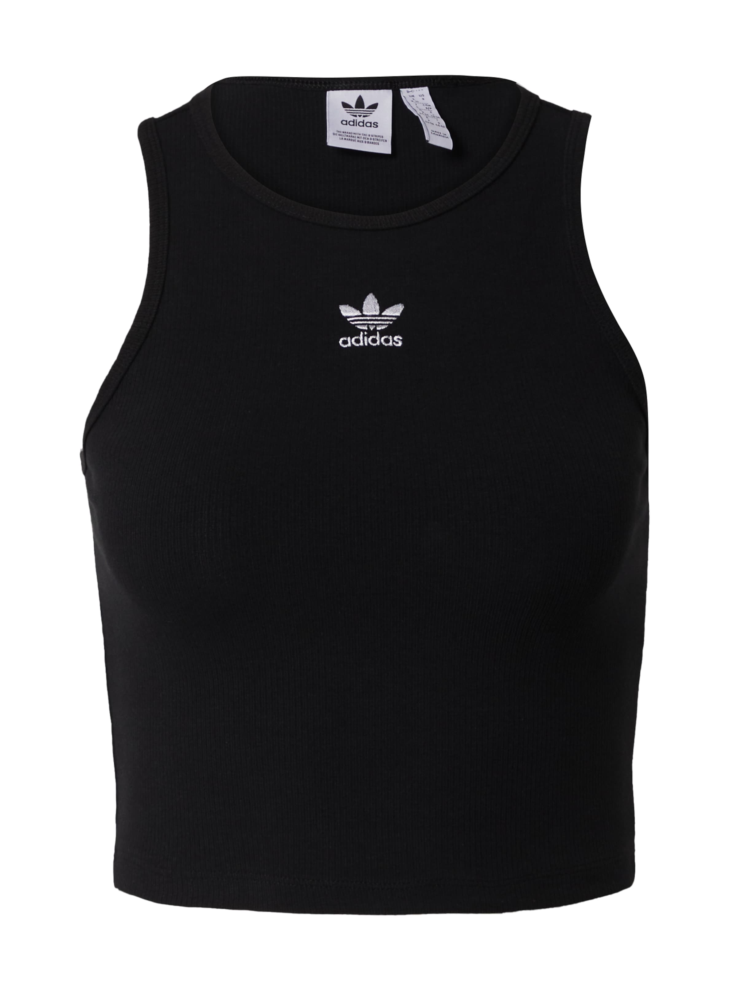 ADIDAS ORIGINALS Топ 'Essentials' в Черный: спереди