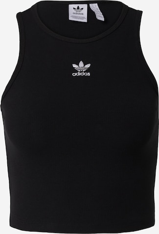 ADIDAS ORIGINALS Top 'Essentials' w kolorze czarny: przód