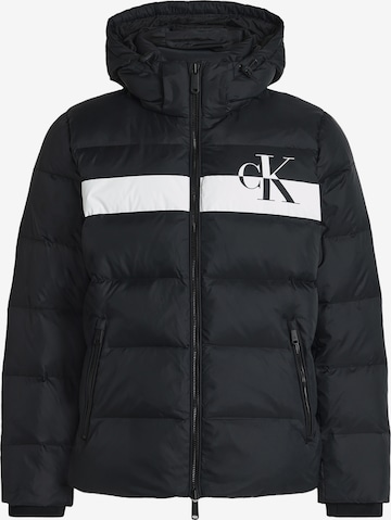 Calvin Klein JeansZimska jakna - crna boja: prednji dio