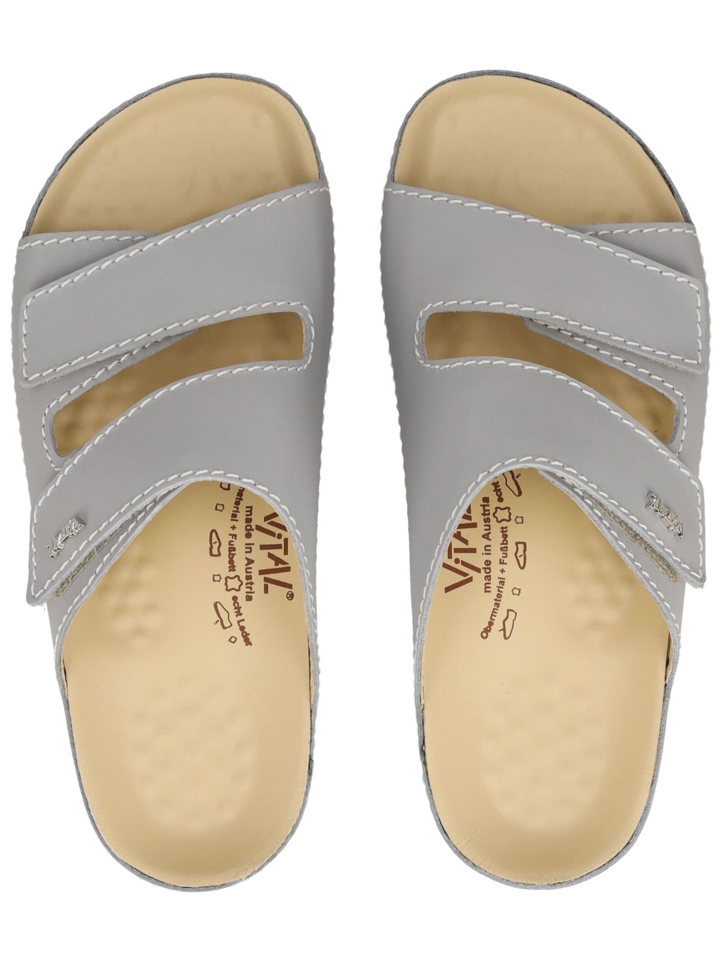 vital Pantolette in Grau