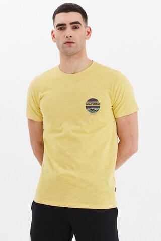 !Solid Shirt 'EMMO' in Yellow: front