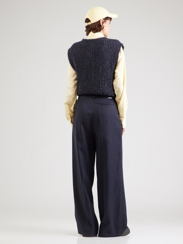 ARMEDANGELS Wide leg Pleat-front trousers 'KAAYUA' in Blue