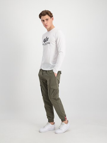 ALPHA INDUSTRIES Tapered Cargobroek in Groen