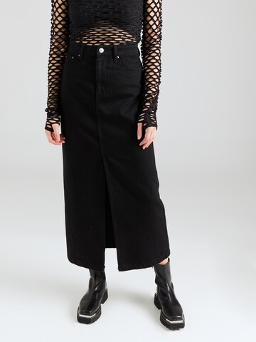 PIECES Skirt 'ALMA' in Black: front