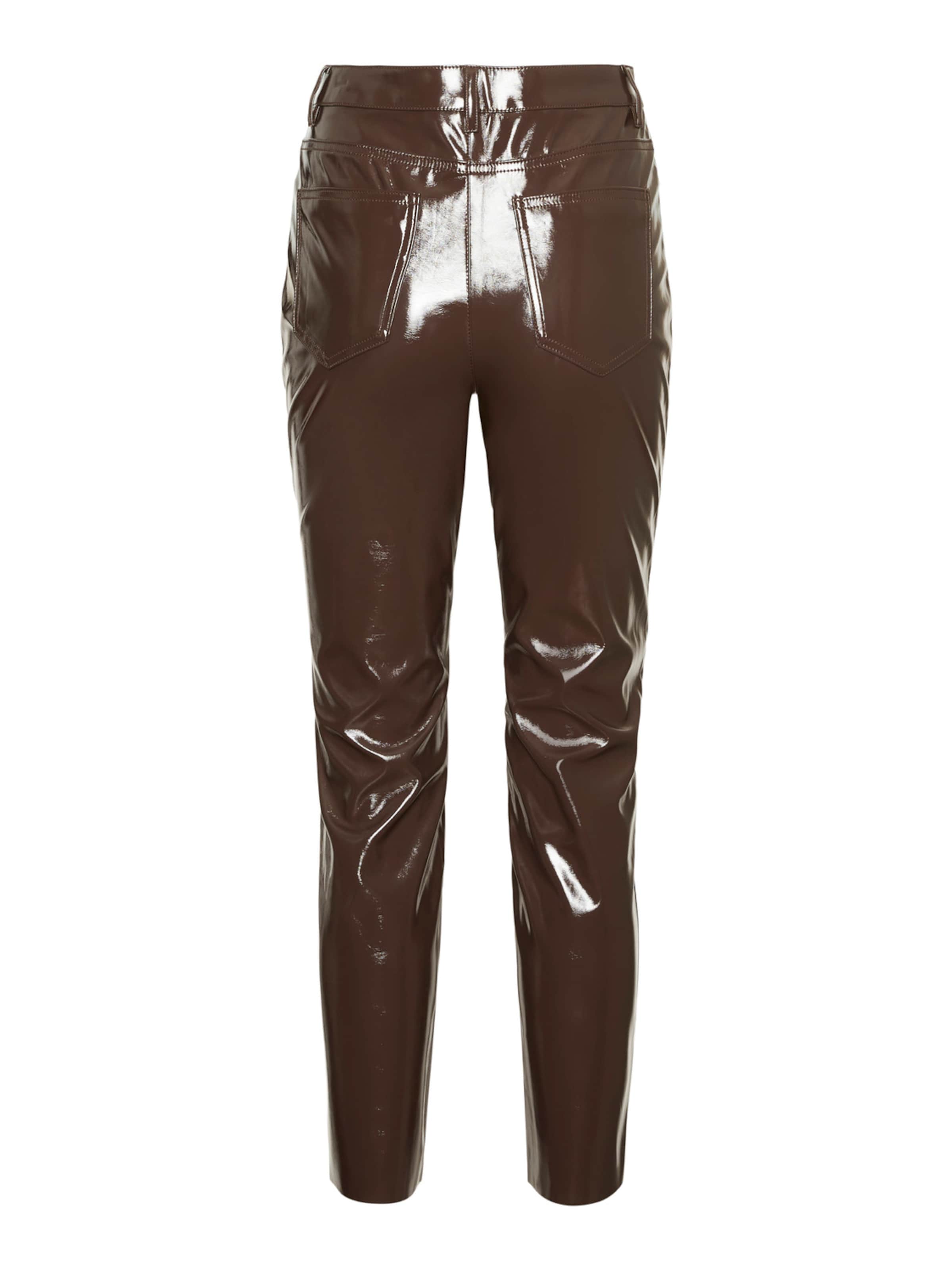 VERO MODA - Slimfit Pantalón 'BRENDA' en marrón