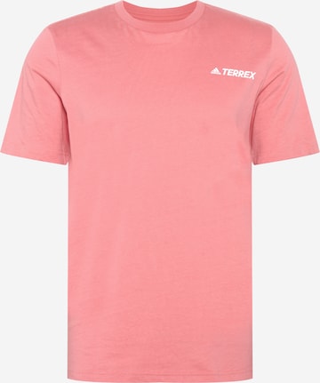 ADIDAS TERREX Performance Shirt in Pink: front