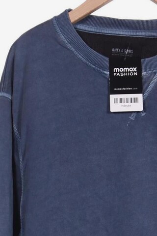 Only & Sons Sweater L in Blau