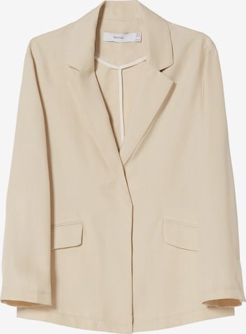 Blazer Bershka en beige : devant