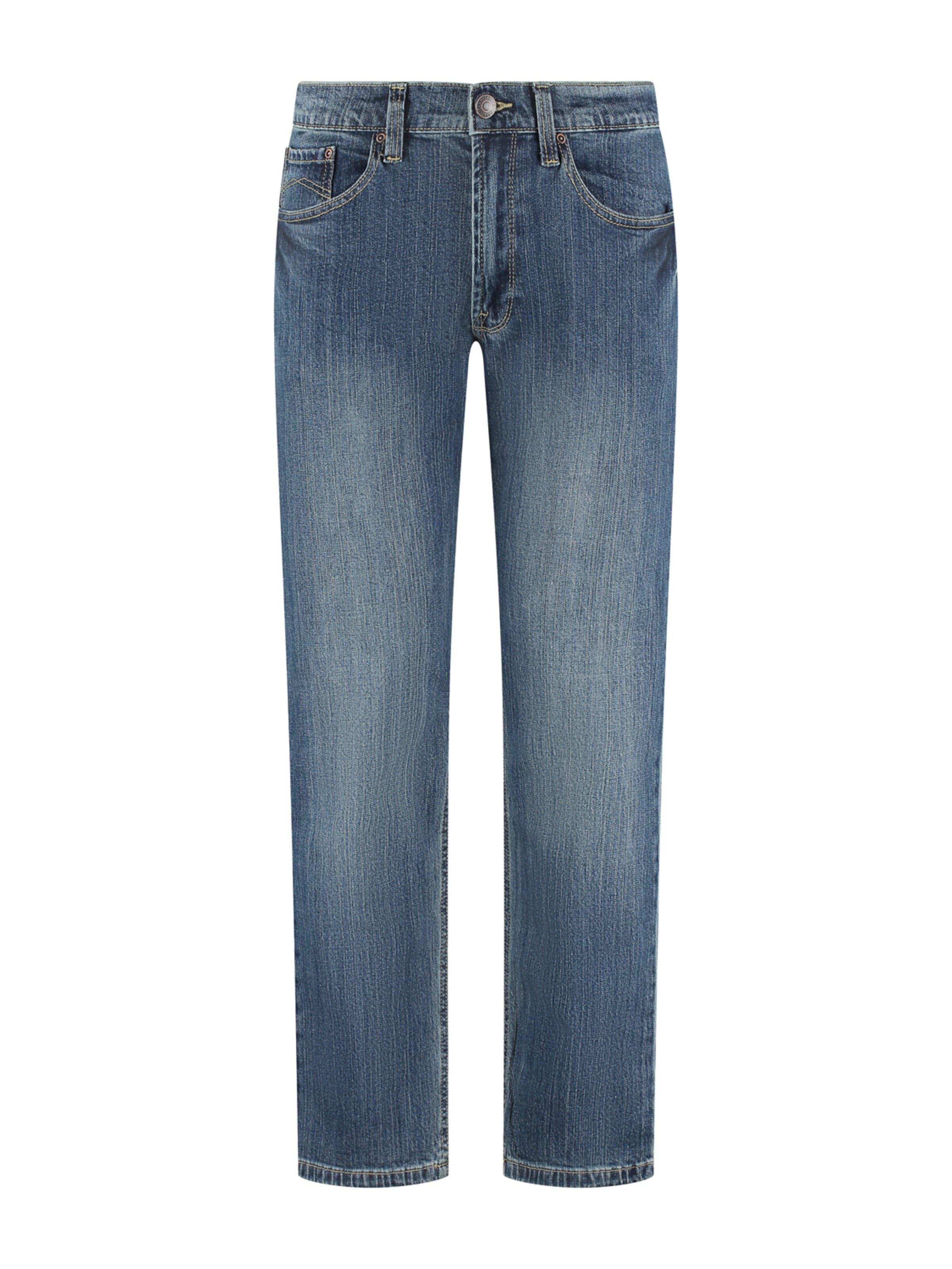 Maskovick Regular Jeans 'MASKOVICK - Heren Jeans - Regular Fit - Stretch – Clinton' in Blauw: voorkant