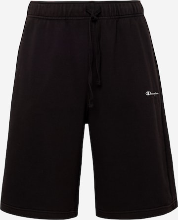 Pantalon Champion Authentic Athletic Apparel en noir : devant