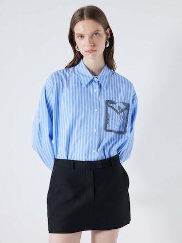 Ipekyol Blouse in Blauw: voorkant