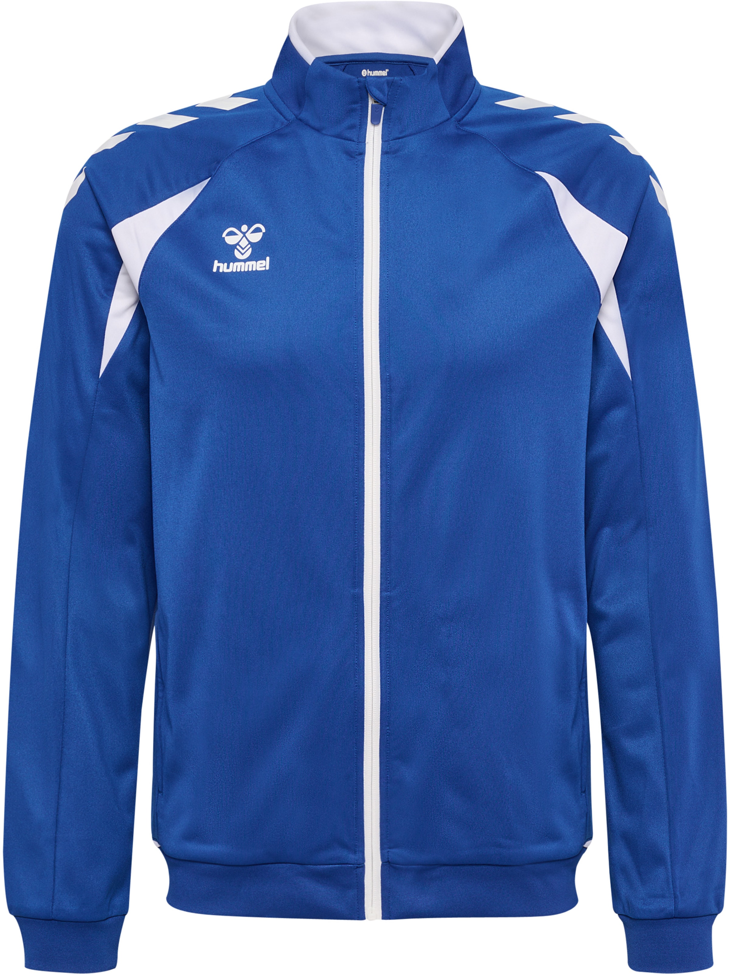 Veste de survêtement Hummel en blanc : devant
