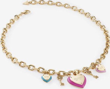 GUESS Kette 'All You Need Is Love' in Gold: predná strana