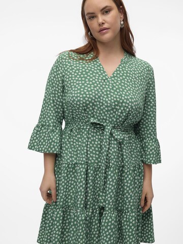 Vero Moda Curve Jurk 'ZERA' in Groen
