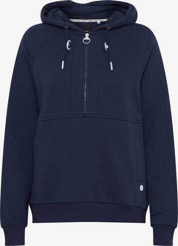 Sweat-shirt 'Andrea' Oxmo en bleu : devant