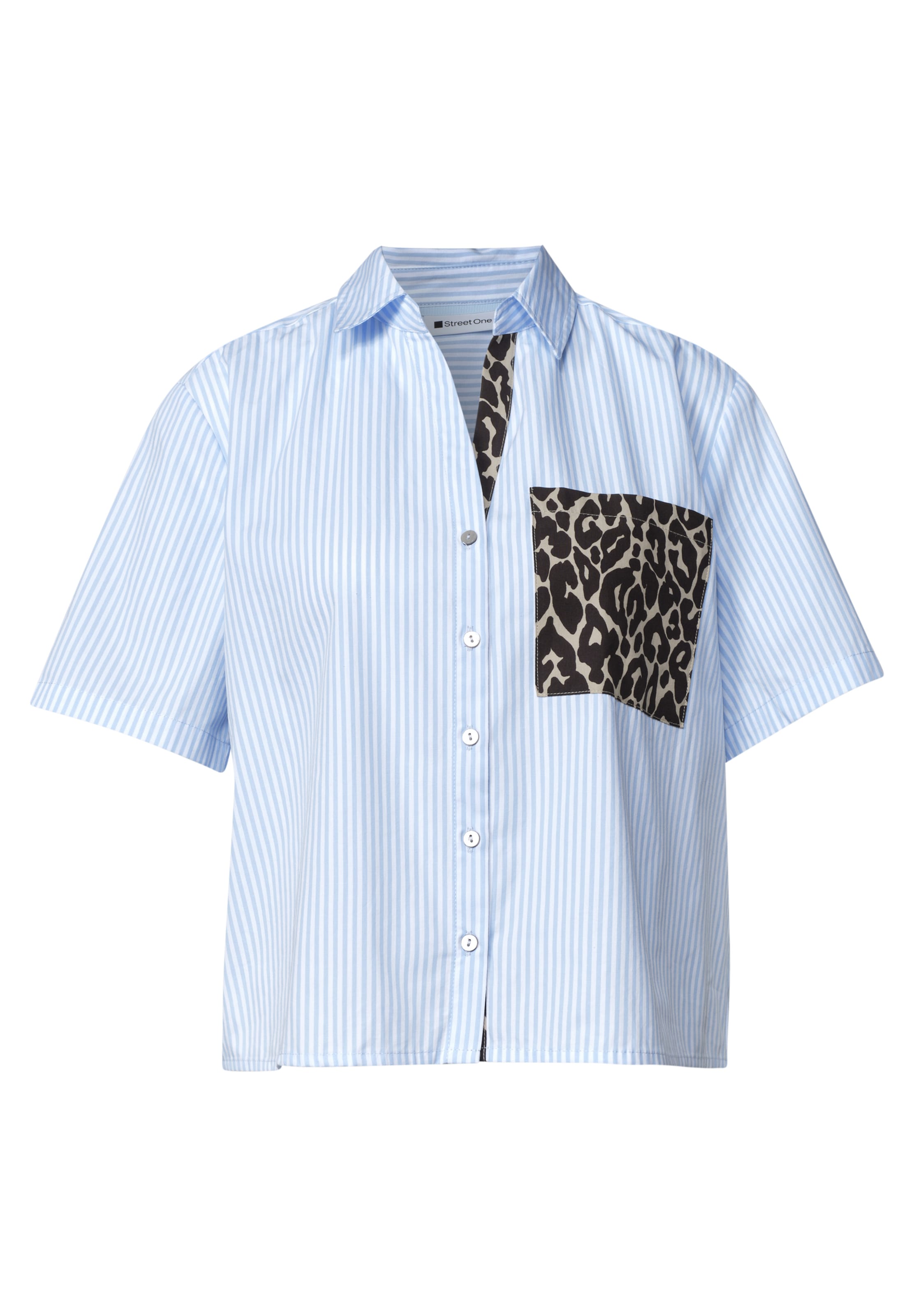STREET ONE Bluse in Blau: Vorderseite