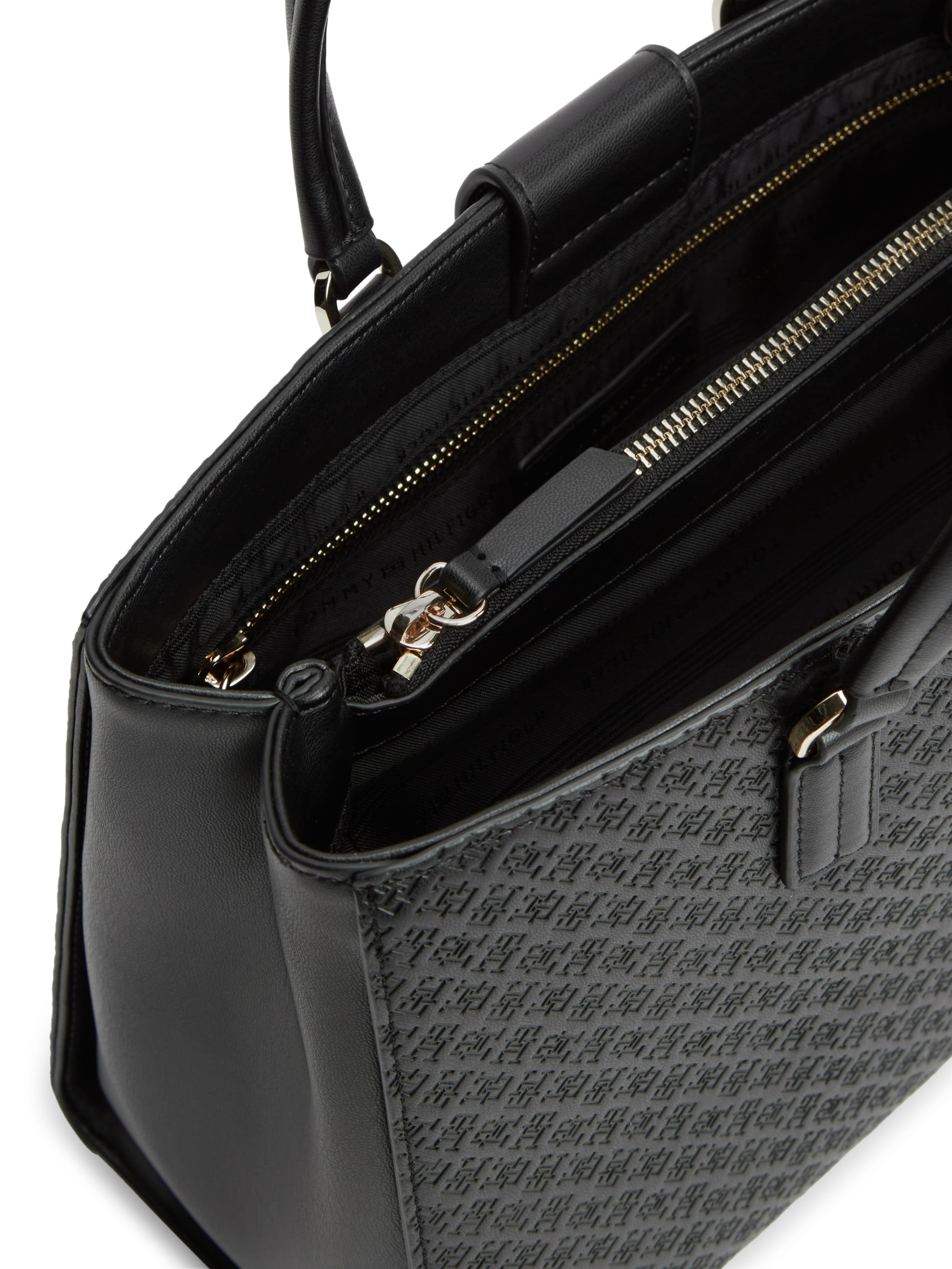TOMMY HILFIGER Handtasche in Schwarz