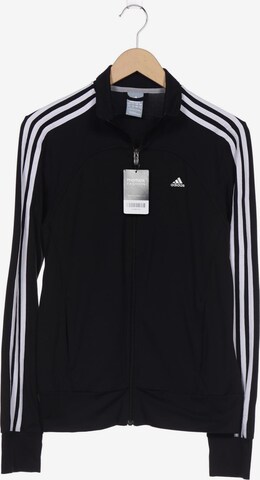 ADIDAS PERFORMANCE Sweatshirt & Zip-Up Hoodie in XS in Black: front