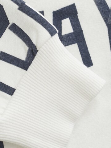 Pullover ' MISweatshirt LS AOP ' di MINYMO in bianco