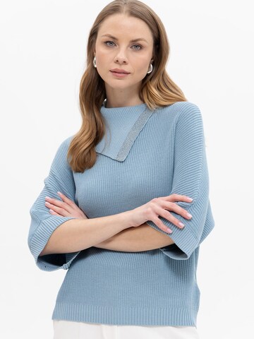 Passioni Pullover‌‌‌ in Blau: Vorderseite