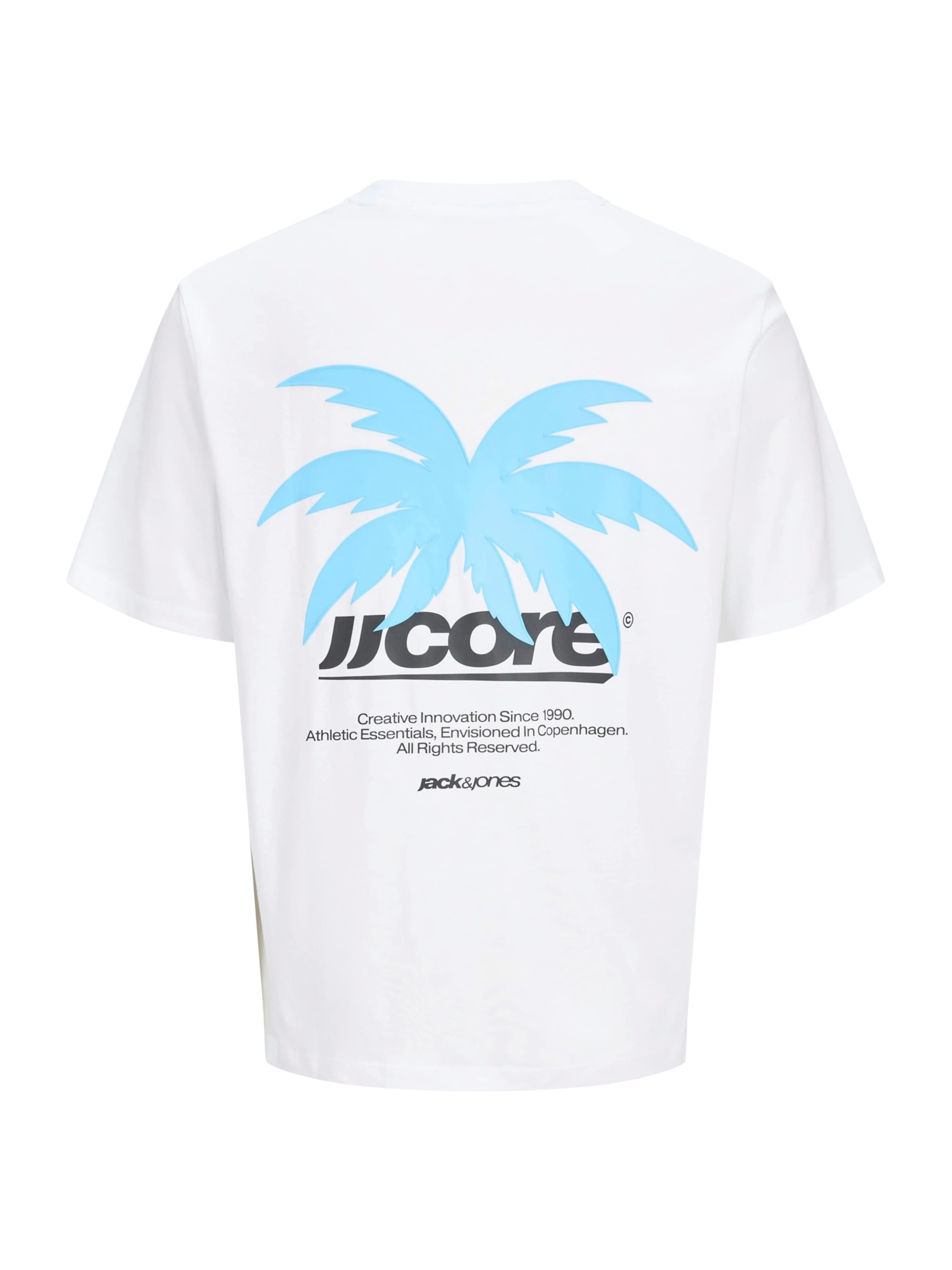 T-Shirt 'JCOClub' JACK & JONES en blanc