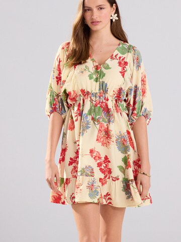 Next Dress in Beige: front