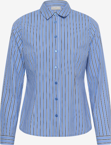 Kaffe Blouse in Blauw: voorkant