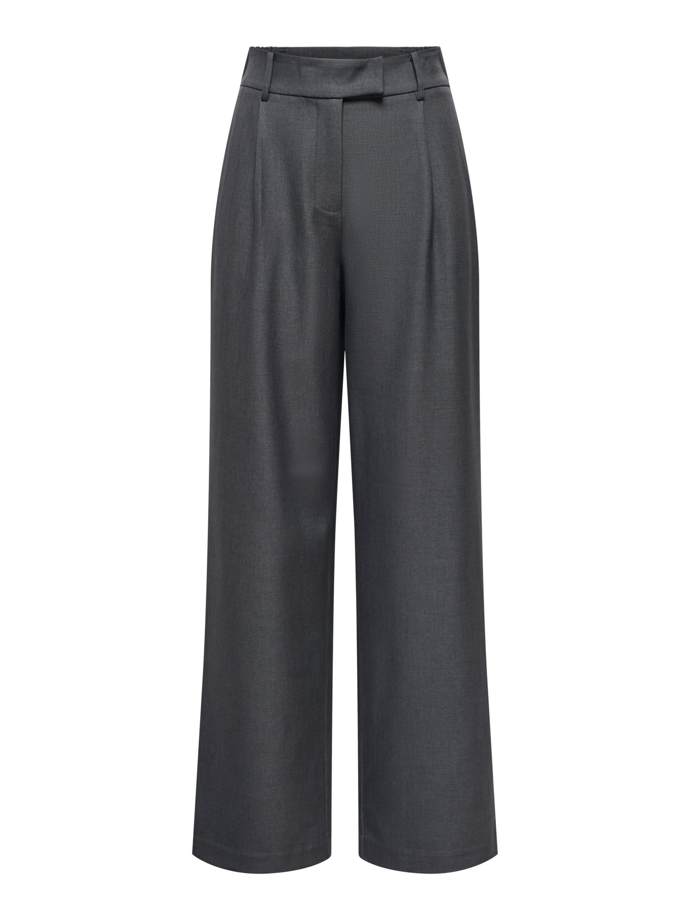 Only Petite Regular Broek 'ONLLINDA' in Grijs: voorkant