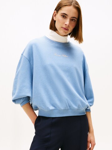 TOMMY HILFIGERSweater majica 'CLASSIC' - plava boja: prednji dio