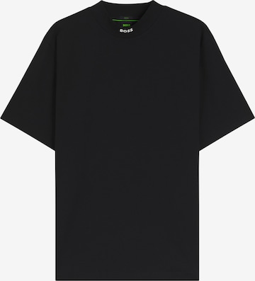 BOSS T-Shirt 'Collar' in Schwarz: Vorderseite