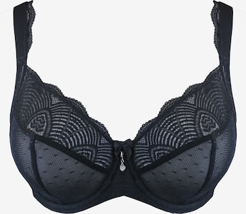 SugarShape BH 'Clara Lace' in Zwart: voorkant