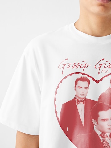 Bershka Shirt in Wit