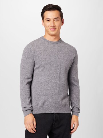 UNITED COLORS OF BENETTON Regular Fit Pullover in Grau: predná strana