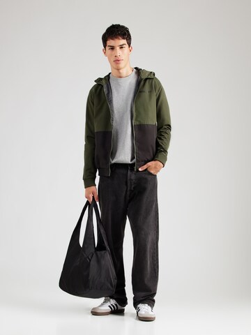 JACK & JONES - Chaqueta de entretiempo 'JJERush' en verde: frente