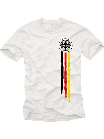 MAKAYA Shirt in White: front