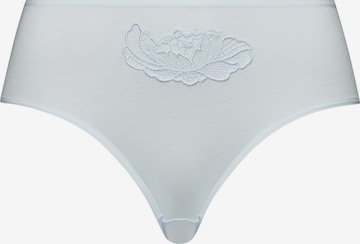 Hanro Maxislip ' Anne ' in Blau: Vorderseite