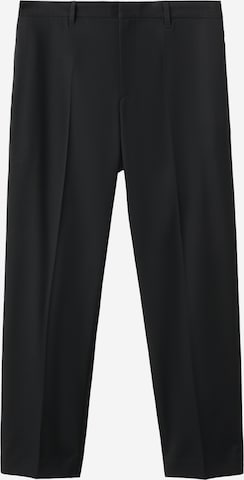 Pantalon à plis 'DOVER' MANGO MAN en noir : devant