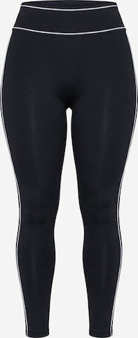 Ulla Popken Leggings in Schwarz: Vorderseite