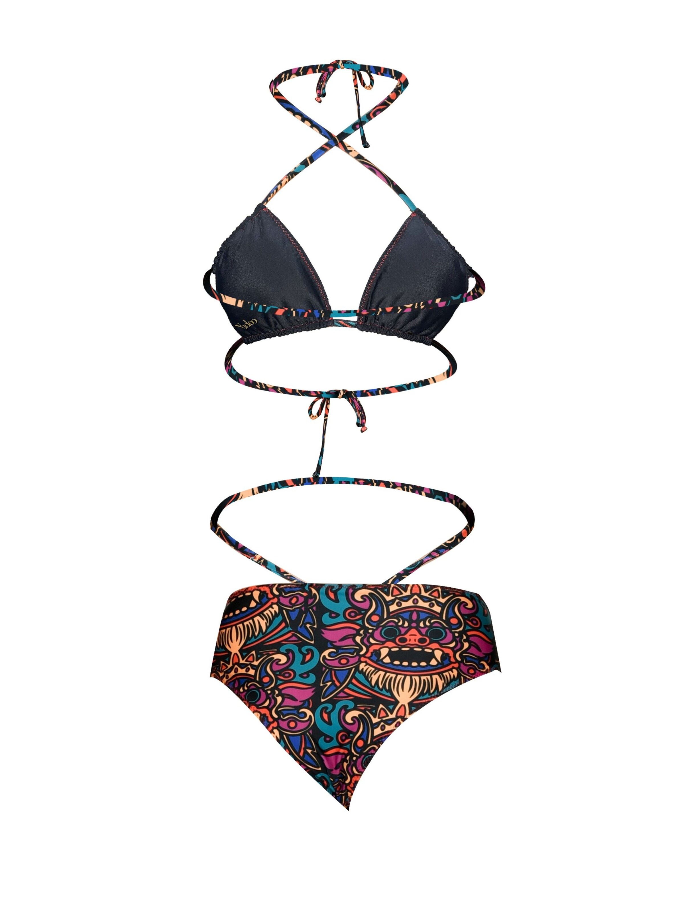 Kadoo Triangel Bikini 'ECONYL® Barong Simplified Set 2-tlg.' in Mischfarben