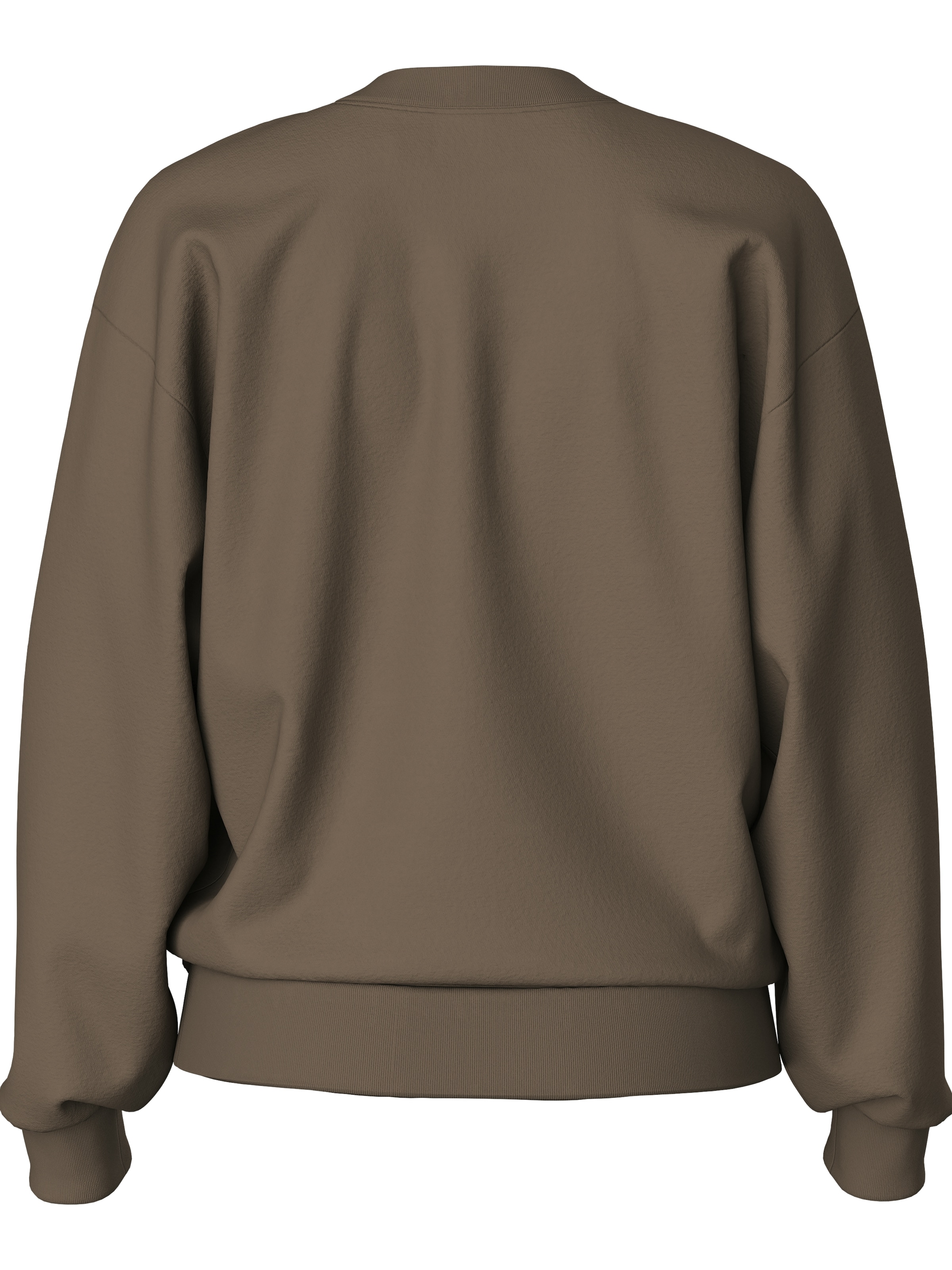 PIECES Sweatshirt 'PCChilli' in Brown