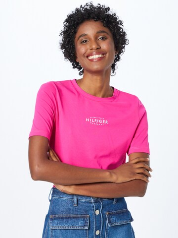 TOMMY HILFIGER T-Shirt in Pink: predná strana