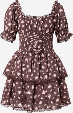 Miss Selfridge Obleka | vijolična barva: sprednja stran